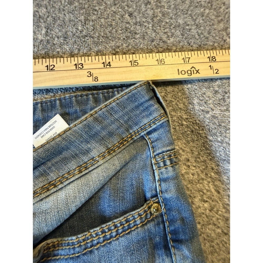 Seven7 Women's Size 10 Jeans Bootcut Stretch light Wash Mid rise Flap Pocket - Picture 9 of 10
